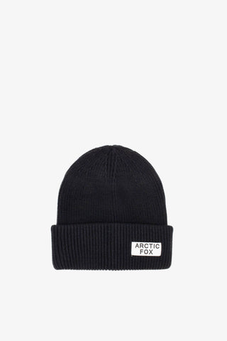 Recycled Bottle Beanie in Black Onyx