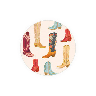 Cowgirl Boots Seedlings Coasters