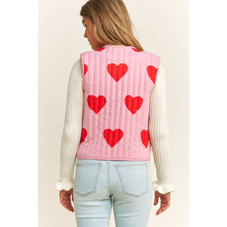 Valentine's Quilted Bow-Tie Vest