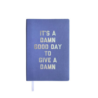 Damn Good Day Journal in Periwinkle